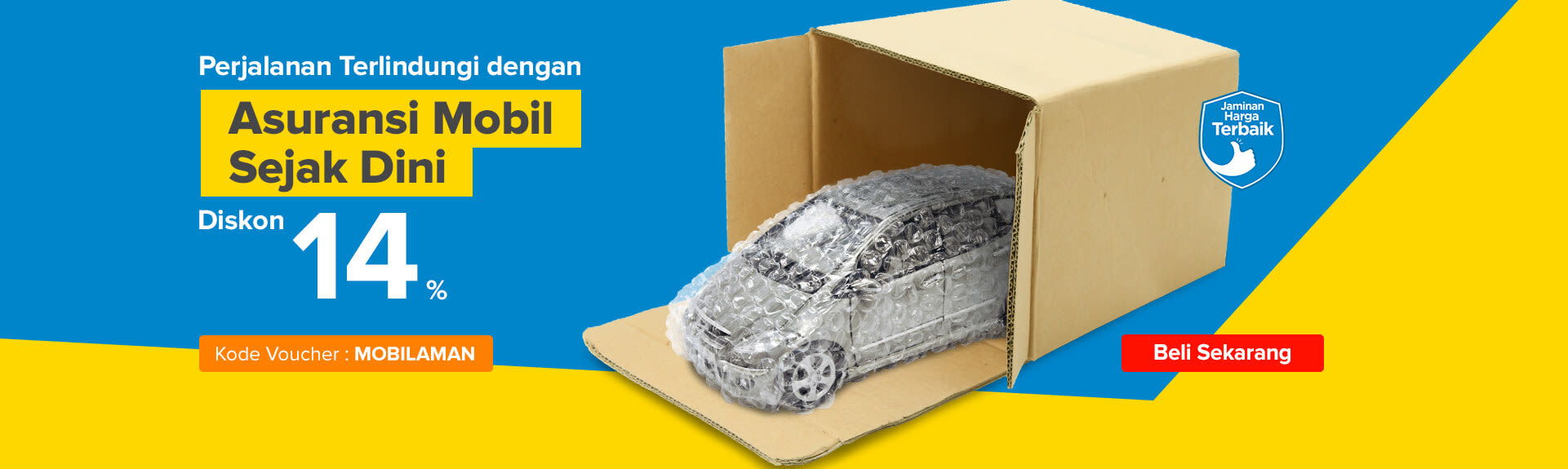 MOBILAMAN Asuransi Mobil Diskon 14%