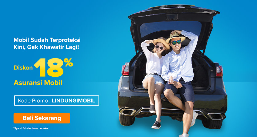 Diskon 18% Asuransi Mobil