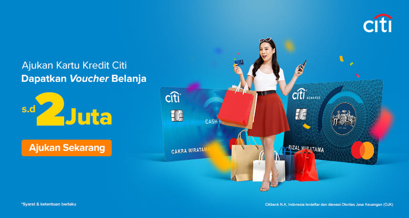 Promo Citibank 2 Juta