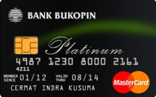 Kartu Kredit Bukopin MasterCard Platinum - Cermati.com